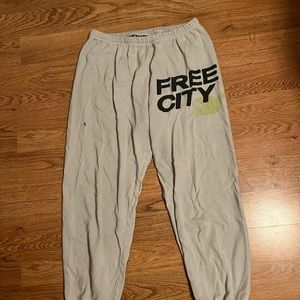 Free city large sweatpants